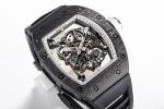 RM055 Real NTPT ZF 1:1 Best Edition Skeleton White Dial on Black Rubber Strap NH05A V3 - Image 5