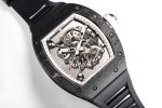 RM055 Real NTPT ZF 1:1 Best Edition Skeleton White Dial on Black Rubber Strap NH05A V3 - Image 3