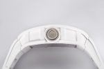 RM055 White Ceramic BBR Best Edition Skeleton Dial on White Rubber Strap Clone - Image 9