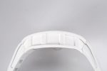 RM055 White Ceramic BBR Best Edition Skeleton Dial on White Rubber Strap Clone - Image 8