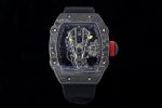 RM027-03 NTPT Real Tourbillon RMF Best Edition Skeleton Dial on Black Nylon Strap