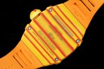 RM027-03 Real Tourbillon RMF Best Edition Orange/Red Carbon Skeleton Dial on Orange Rubber Strap - Image 7