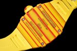 RM027-03 Real Tourbillon RMF Best Edition Orange/Red Carbon Skeleton Dial on Yellow Rubber Strap - Image 7