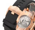 Royal Oak Offshore 44mm Forged Carbon RG Bezel JF 1:1 Best Edition Black Dial on Rubber Strap A3126 V2 - Image 8