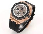 Royal Oak Offshore 44mm RG Germany Edition JF 1:1 Best Edition on Rubber Strap A3126 V2 - Image 3