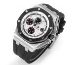 Royal Oak Offshore 44mm SS Updated Black Ceramic Bezel JF 1:1 Best Edition on Rubber Strap A3126 V2 w/ Cyclops and DW Mod - Image 2