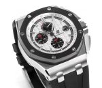 Royal Oak Offshore 44mm SS Updated Black Ceramic Bezel JF 1:1 Best Edition on Rubber Strap A3126 V2 w/ Cyclops and DW Mod - Image 3