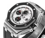 Royal Oak Offshore 44mm SS Updated Black Ceramic Bezel JF 1:1 Best Edition on Rubber Strap A3126 V2 w/ Cyclops and DW Mod - Image 4