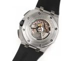 Royal Oak Offshore 44mm SS Updated Black Ceramic Bezel JF 1:1 Best Edition on Rubber Strap A3126 V2 w/ Cyclops and DW Mod - Image 9