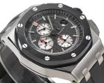 Royal Oak Offshore 44mm SS Ceramic Bezel JF 1:1 Best Edition Gray Dial on Rubber Strap A3126 V2 - Image 5