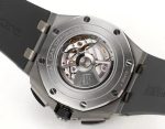 Royal Oak Offshore 44mm SS Ceramic Bezel JF 1:1 Best Edition Gray Dial on Rubber Strap A3126 V2 - Image 9