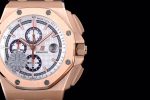 Royal Oak Offshore 2017 44mm RG Summer Edition JF 1:1 Best Edition on White Rubber Strap A3126 V2 w/ Cyclops - Image 5
