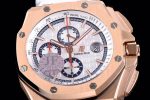 Royal Oak Offshore 2017 44mm RG Summer Edition JF 1:1 Best Edition on White Rubber Strap A3126 V2 w/ Cyclops - Image 6
