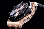 Royal Oak Offshore 44mm RG Ceramic Bezel JF 1:1 Best Edition Black/White Dial on Rubber Strap A3126 V2 - Image 6