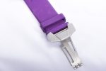 Royal Oak concept 26620 PVD 42mm “Black Panther” 1:1 Skeleton Dial on purple Rubber Strap - Image 8
