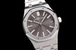 Royal Oak 41mm 15510 "50th Anniversary" SS ZF 1:1 Best Edition Gray Textured Dial on SS Bracelet A4302 - Image 2