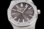 Royal Oak 41mm 15510 "50th Anniversary" SS ZF 1:1 Best Edition Gray Textured Dial on SS Bracelet A4302 - Image 5