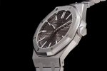 Royal Oak 41mm 15510 "50th Anniversary" SS ZF 1:1 Best Edition Gray Textured Dial on SS Bracelet A4302 - Image 6