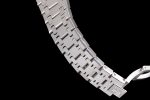 Royal Oak 41mm 15510 "50th Anniversary" SS ZF 1:1 Best Edition White Textured Dial on SS Bracelet A4302 - Image 8