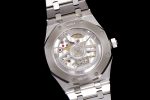 Royal Oak 41mm 15510 "50th Anniversary" SS ZF 1:1 Best Edition White Textured Dial on SS Bracelet A4302 - Image 7