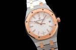 Royal Oak 77351 Ladies SS/RG NTF Best Edition White Dial RG Bezel on SS/RG Bracelet A5800 - Image 2