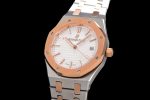 Royal Oak 77351 Ladies SS/RG NTF Best Edition White Dial RG Bezel on SS/RG Bracelet A5800 - Image 3