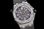 Royal Oak Offshore Diver 15720 IPF Best Edition Gray Dial on Gray Rubber Strap A4308 - Image 2