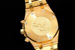 Royal Oak Chrono 26331BA YG OMF 1:1 Best Edition Green Dial on YG Bracelet A7750 - Image 7