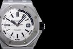 Royal Oak Offshore Diver 15710 JF 1:1 Best Edition White Dial on Black Rubber Strap A3120 - Image 4