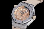 Royal Oak Offshore Diver 2017 Yellow 15710 JF 1:1 Best Edition on XS Rubber Strap A3120 - Image 3