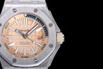 Royal Oak Offshore Diver 2017 Yellow 15710 JF 1:1 Best Edition on XS Rubber Strap A3120 - Image 4