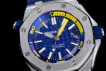 Royal Oak Offshore Diver 2017 Blue 15710 JF 1:1 Best Edition on XS Rubber Strap A3120 - Image 5
