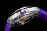 Royal Oak Offshore Diver 2017 Purple 15710 JF 1:1 Best Edition on XS Rubber Strap A3120 - Image 7