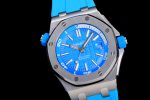 Royal Oak Offshore Diver 2017 Blue 15710 JF 1:1 Best Edition on XS Rubber Strap A3120 - Image 2