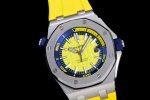 Royal Oak Offshore Diver 2017 Yellow 15710 JF 1:1 Best Edition on XS Rubber Strap A3120 - Image 2