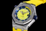 Royal Oak Offshore Diver 2017 Yellow 15710 JF 1:1 Best Edition on XS Rubber Strap A3120 - Image 3