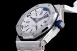 Royal Oak Offshore Diver 2017 White 15710 JF 1:1 Best Edition on XS Rubber Strap A3120 - Image 6