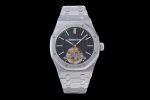 Royal Oak Tourbillon Extra-thin SS R8F 1:1 Best Edition Blue Textured Dial on SS Bracelet