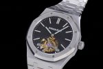 Royal Oak Tourbillon Extra-thin SS R8F 1:1 Best Edition Blue Textured Dial on SS Bracelet - Image 3