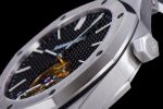 Royal Oak Tourbillon Extra-thin SS R8F 1:1 Best Edition Blue Textured Dial on SS Bracelet - Image 6