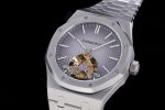 Royal Oak Tourbillon Extra-thin SS R8F 1:1 Best Edition Gray Textured Dial on SS Bracelet - Image 3