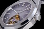 Royal Oak Tourbillon Extra-thin SS R8F 1:1 Best Edition Gray Textured Dial on SS Bracelet - Image 6