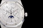 Royal Oak 41mm Complicated 26574 SS APSF1:1 Best Edition Silver Dial on SS Bracelet A5134 - Image 4