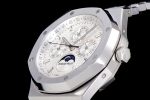 Royal Oak 41mm Complicated 26574 SS APSF1:1 Best Edition Silver Dial on SS Bracelet A5134 - Image 6
