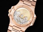 Nautilus 5711 RG GRF 1:1 Best Edition Gray Dial Purple Diamonds Bezel on RG Bracelet 324CS - Image 8