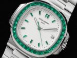 Nautilus 5711 SS GRF 1:1 Best Edition White Dial Green Diamonds Bezel on SS Bracelet 324CS - Image 4