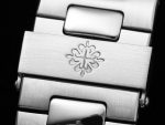 Nautilus 5711 SS GRF 1:1 Best Edition White Dial Purple Diamonds Bezel on SS Bracelet 324CS - Image 8