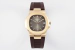 Nautilus 5711/1R PPF 1:1 Best Edition Brown Textured Dial on Brown Rubber Strap 324CS V5