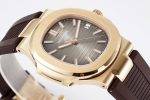 Nautilus 5711/1R PPF 1:1 Best Edition Brown Textured Dial on Brown Rubber Strap 324CS V5 - Image 5