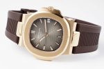 Nautilus 5711/1R PPF 1:1 Best Edition Brown Textured Dial on Brown Rubber Strap 324CS V5 - Image 6